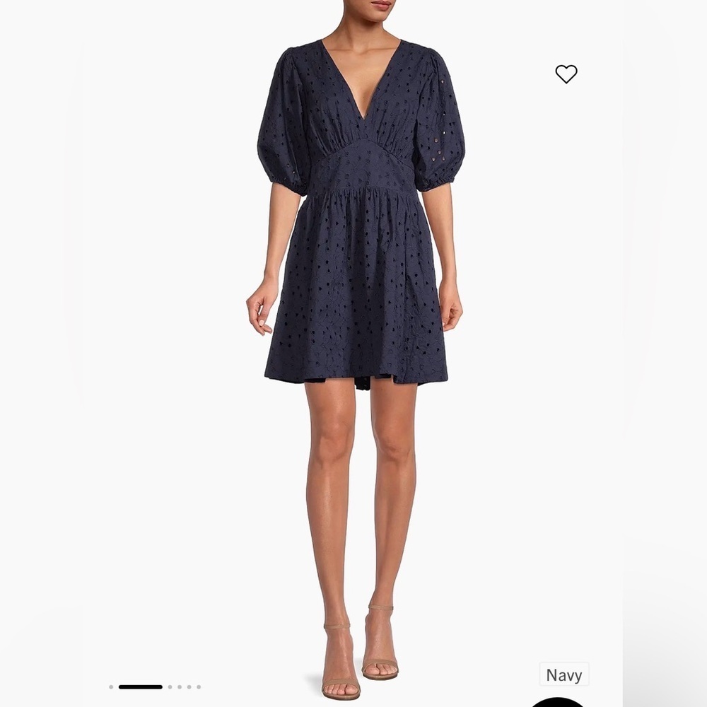 Trovata Birds of Paradis Gia eyelet dress S